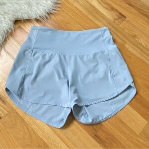lululemon athletica Light Blue Athletic Shorts